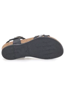 Sandali neri con dettagli metallici 309-BIO UP Best