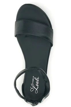 Sandali neri con fascia e cinturino 225495-PITTARELLO LOOK Best