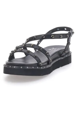 Sandali Neri con Flatform e Borchie ME & ME 670-ME u0026 ME Outlet