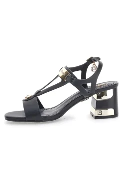 Sandali Neri Con Tacco 6,5 Cm da Donna 8518M-LAURA BIAGIOTTI Sale