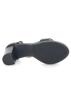 Sandali Neri con Tacco e Cinturino 33671-LE HAVRE PARIS Outlet