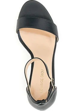 Sandali Neri con Tacco e Cinturino 33671-LE HAVRE PARIS Outlet