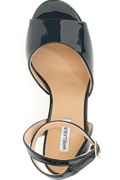 Sandali neri con tacco e plateau 50561-MARIELLA BURANI Best