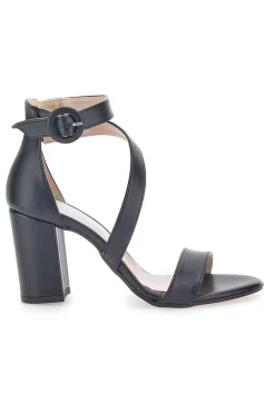 Sandali Neri con Tacco 937-PITTARELLO LOVE Online