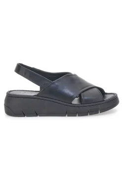 Sandali Neri con Tomaia in Pelle e Soletta Morbida 3315579-PITTARELLO FOCUS Sale