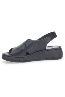 Sandali Neri con Tomaia in Pelle e Soletta Morbida 3315579-PITTARELLO FOCUS Sale