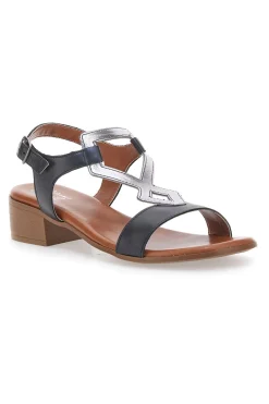 Sandali neri con Tomaia in Pelle 244295-PITTARELLO LOOK Hot