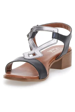 Sandali neri con Tomaia in Pelle 244295-PITTARELLO LOOK Hot