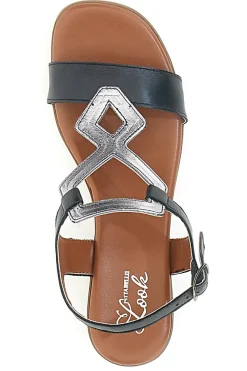 Sandali neri con Tomaia in Pelle 244295-PITTARELLO LOOK Hot