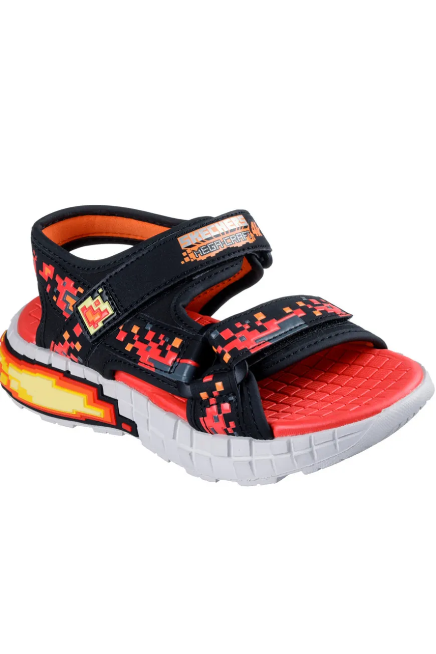 Sandali Neri e Rossi SKECHERS MEGA-SPLASH 4K
