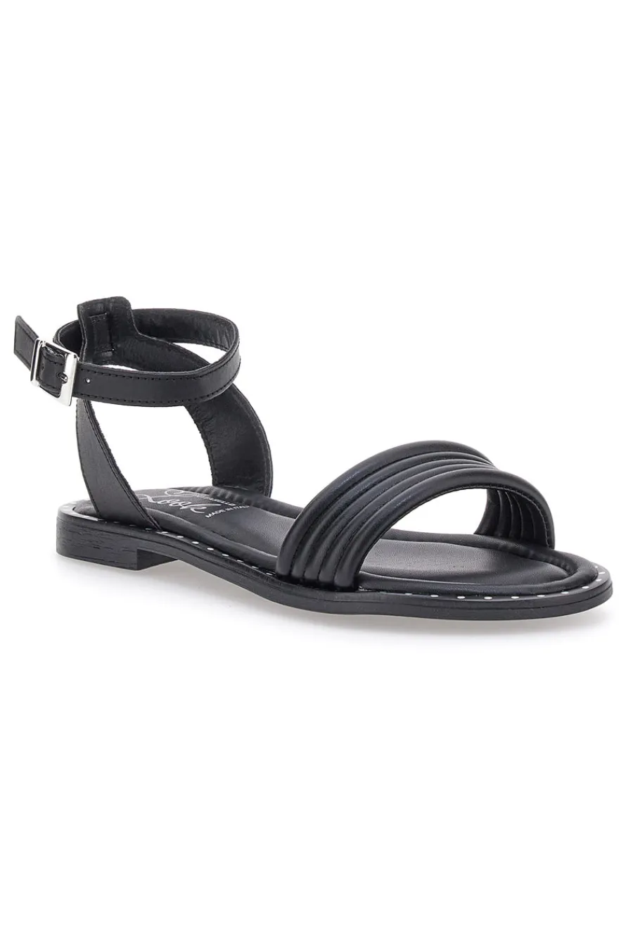 Sandali Neri Flat Con Cinturino Regolabile DC43877-PITTARELLO LOOK Best