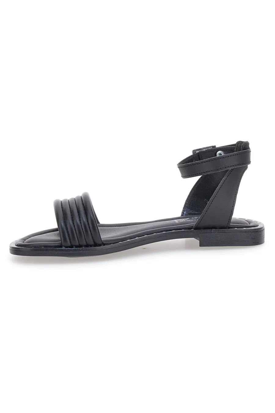 Sandali Neri Flat Con Cinturino Regolabile DC43877-PITTARELLO LOOK Best