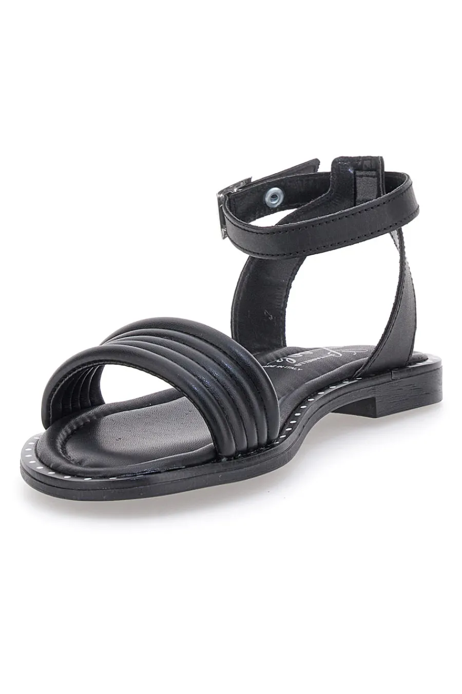 Sandali Neri Flat Con Cinturino Regolabile DC43877-PITTARELLO LOOK Best