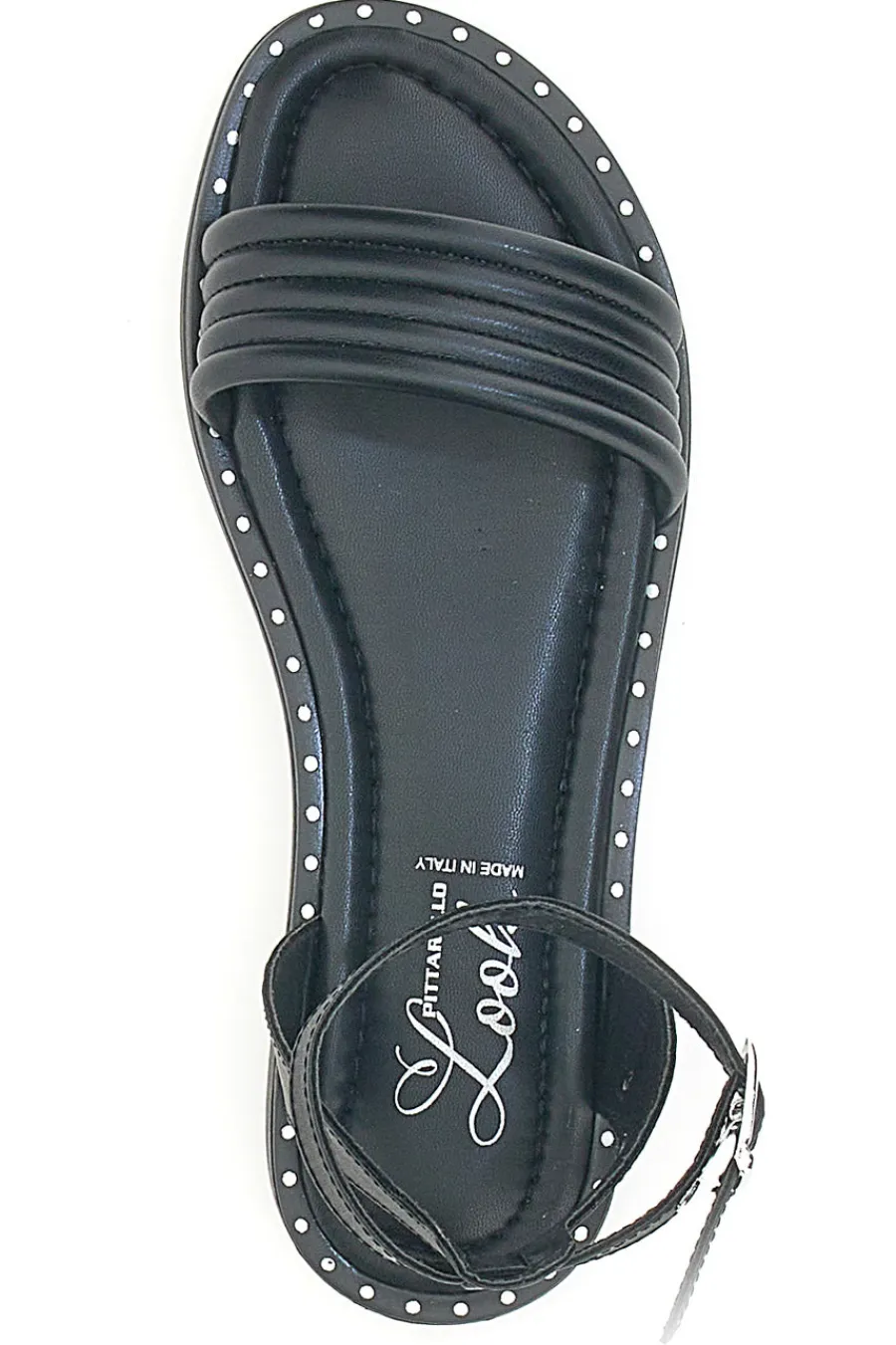 Sandali Neri Flat Con Cinturino Regolabile DC43877-PITTARELLO LOOK Best