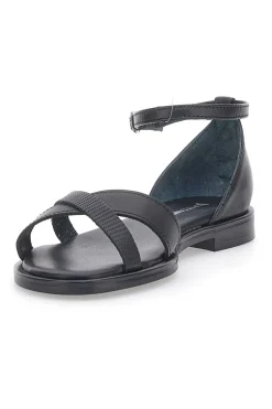 Sandali Neri Flat 2516164-PITTARELLO Discount