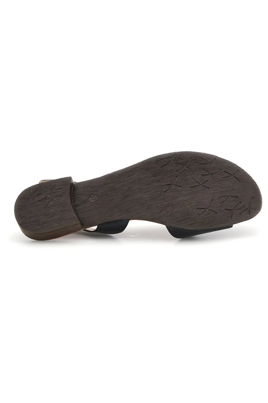 Sandali neri in pelle con cinturino 225110-PITTARELLO LOOK