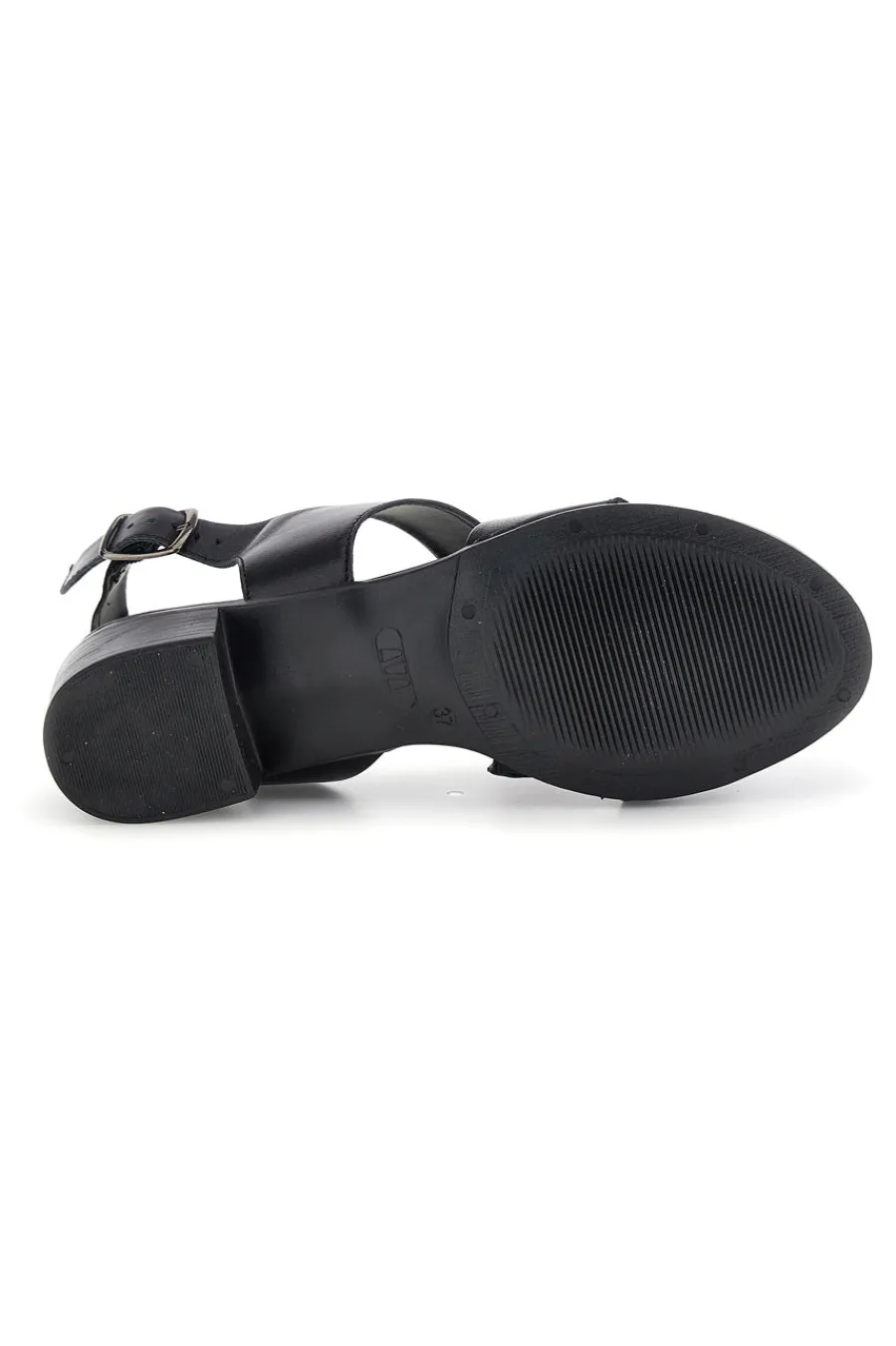 Sandali neri in pelle con fasce incrociate 243080-PITTARELLO LOOK New