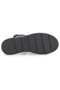 Sandali Neri In Pelle 100% Eco Friendly 5835-PITTARELLO ROCK Outlet
