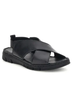 Sandali neri in pelle 3324229-PITTARELLO FOCUS Discount