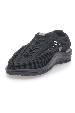 Sandali neri intrecciati effetto corda gorpcore TOYA-PITTARELLO TIERRA Outlet