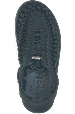 Sandali neri intrecciati effetto corda gorpcore TOYA-PITTARELLO TIERRA Outlet