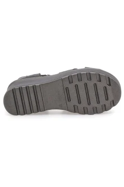 Sandali Neri in Vera Pelle con Platform 3270101-PITTARELLO LOVE