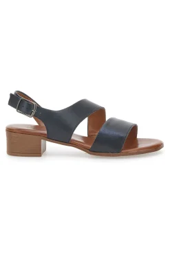 Sandali Neri In Vera Pelle Con Tacco 4 Cm 243080-PITTARELLO LOOK Clearance