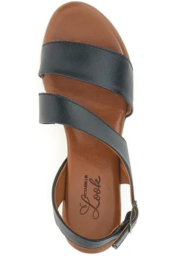 Sandali Neri In Vera Pelle Con Tacco 4 Cm 243080-PITTARELLO LOOK Clearance