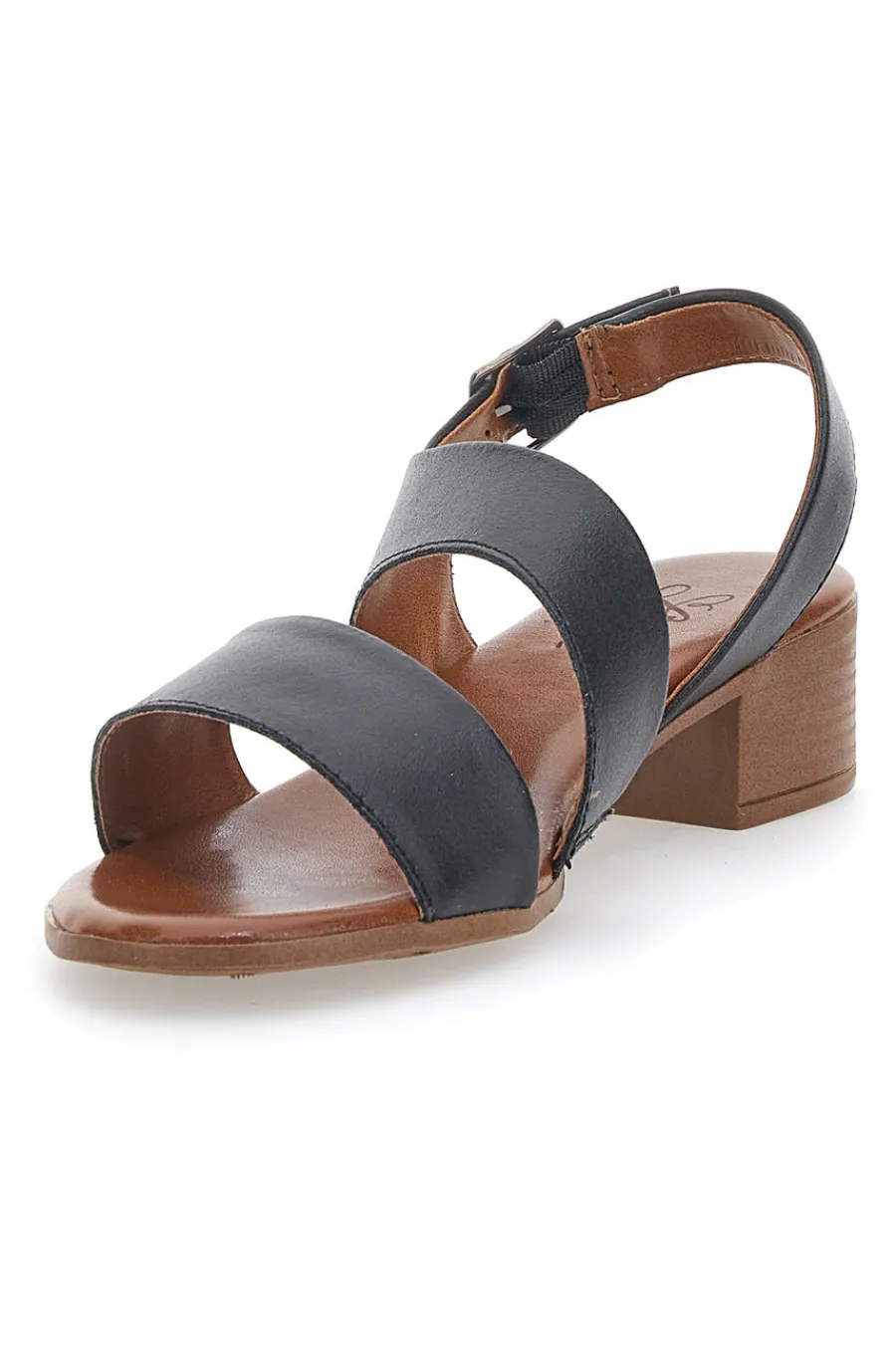 Sandali Neri In Vera Pelle Con Tacco 4 Cm 243080-PITTARELLO LOOK Clearance