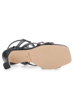 Sandali Neri Lace-Up Con Tacco 9 Cm 3615-PITTARELLO GLAM Clearance