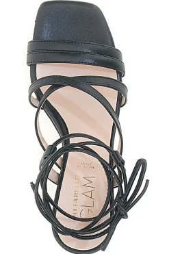 Sandali Neri Lace-Up Con Tacco 9 Cm 3615-PITTARELLO GLAM Clearance