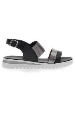 Sandali Neri Made in Italy 008-PLOCADI Outlet