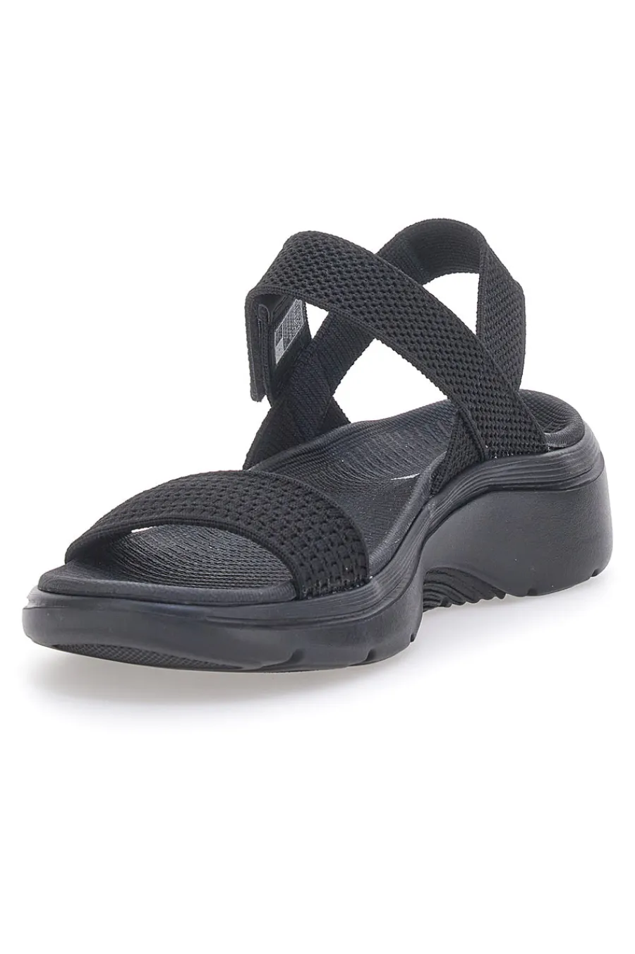 Sandali Neri Vegan GO WALK ARCH FIT 2.0 SANDAL ANNIE-SKECHERS Clearance