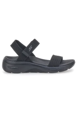Sandali Neri Vegan GO WALK ARCH FIT 2.0 SANDAL ANNIE-SKECHERS Clearance