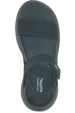 Sandali Neri Vegan GO WALK ARCH FIT 2.0 SANDAL ANNIE-SKECHERS Clearance