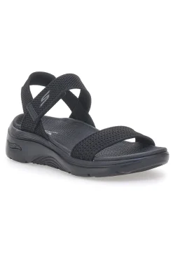 Sandali Neri Vegan GO WALK ARCH FIT 2.0 SANDAL ANNIE-SKECHERS Clearance