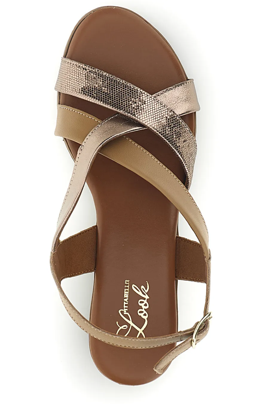 Sandali con fasce incrociate pelle 243170-PITTARELLO LOOK Hot