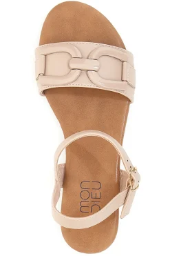 Sandali nude con maxi catena frontale PREA15350-MON DIEU Online