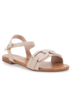 Sandali nude con maxi catena frontale PREA15350-MON DIEU Online