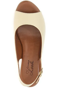 Sandali Open-Toe Panna 243065-PITTARELLO LOOK Online