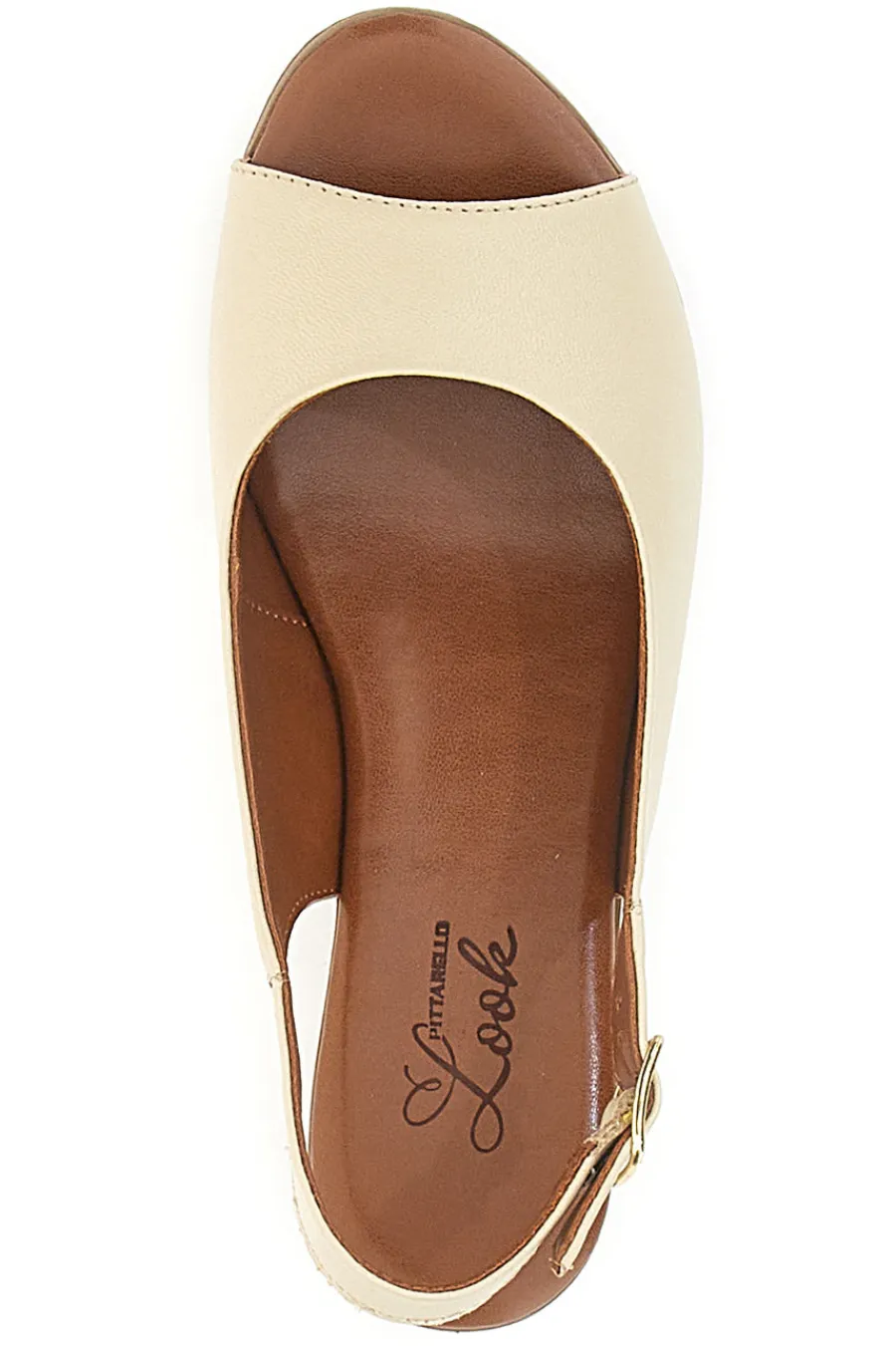Sandali Open-Toe Panna 243065-PITTARELLO LOOK Online