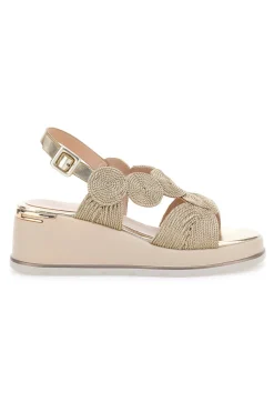 Sandali Oro Con Platform K11002-MARIELLA BURANI Outlet