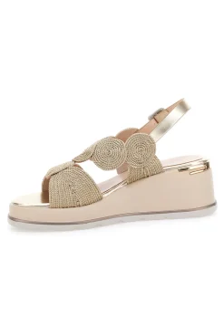 Sandali Oro Con Platform K11002-MARIELLA BURANI Outlet