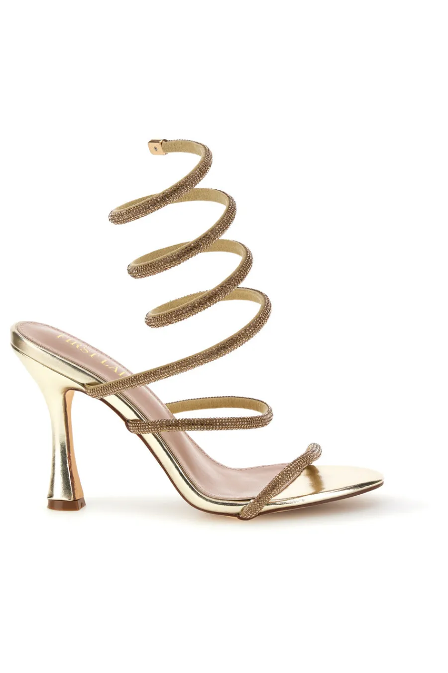 Sandali con strass e laccio a spirale P711-FIRST LADY Hot