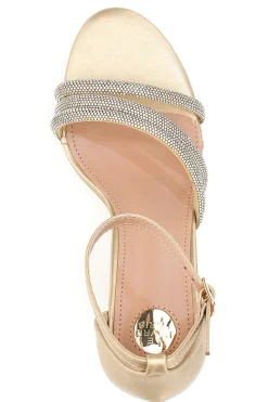 Sandali Oro con Tacco 233-LE HAVRE PARIS Sale
