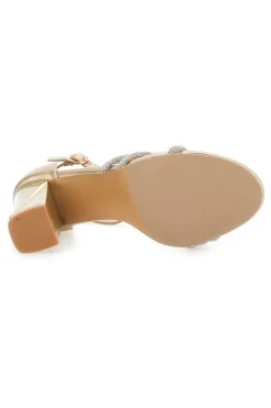 Sandali Oro con Tacco 233-LE HAVRE PARIS Sale