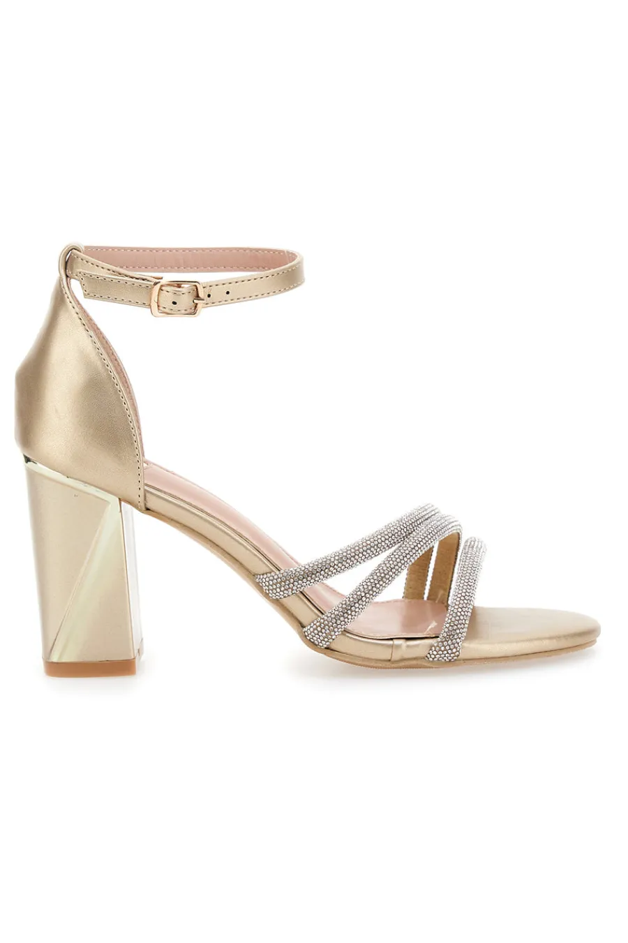 Sandali Oro con Tacco 233-LE HAVRE PARIS Sale