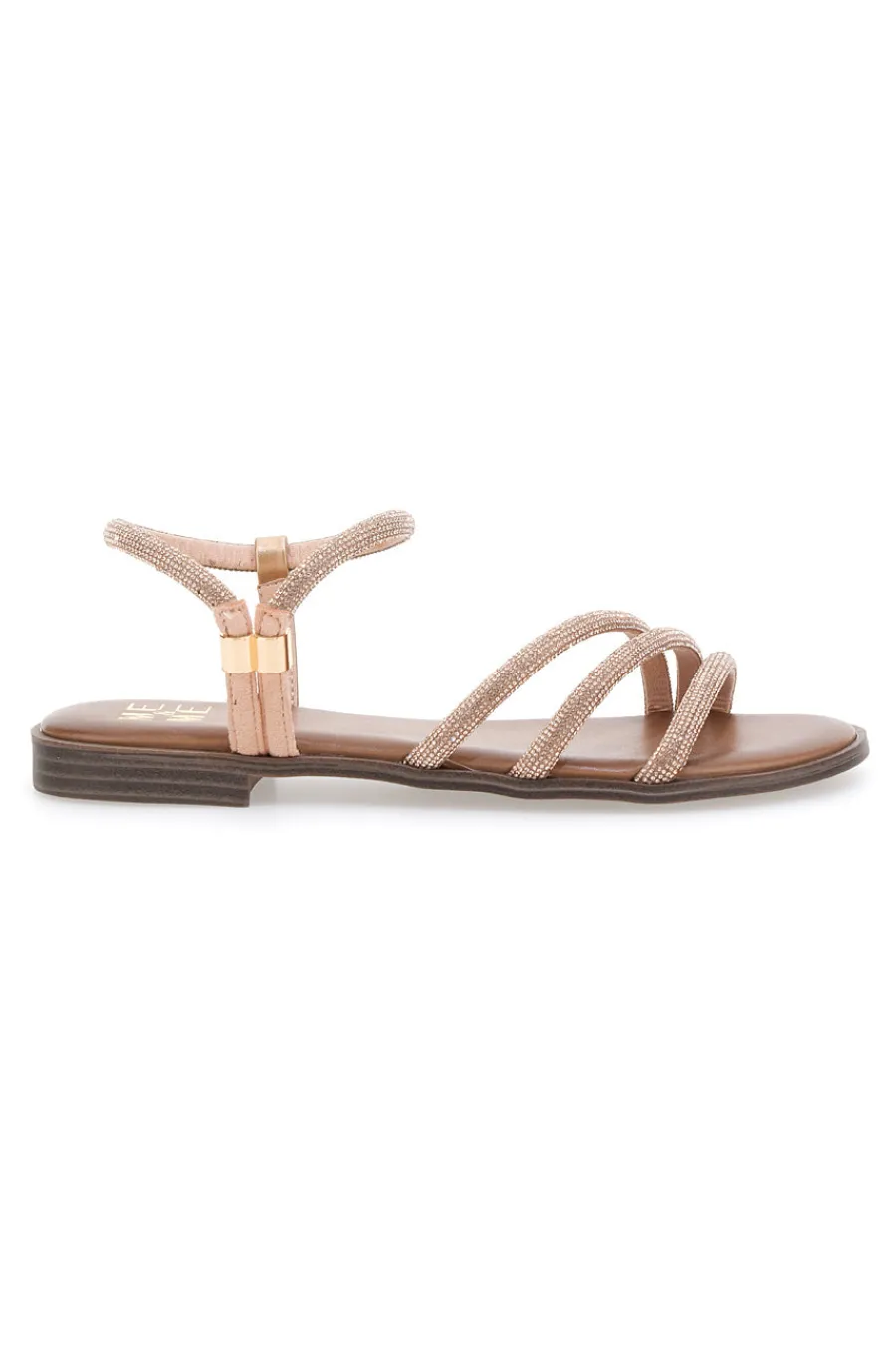 Sandali oro rosa con fascette sottili Me & Me 1703-ME u0026 ME Clearance