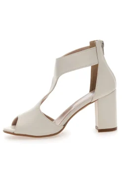 Sandali Panna Con Tacco Ampio 519-PITTARELLO LOVE Best