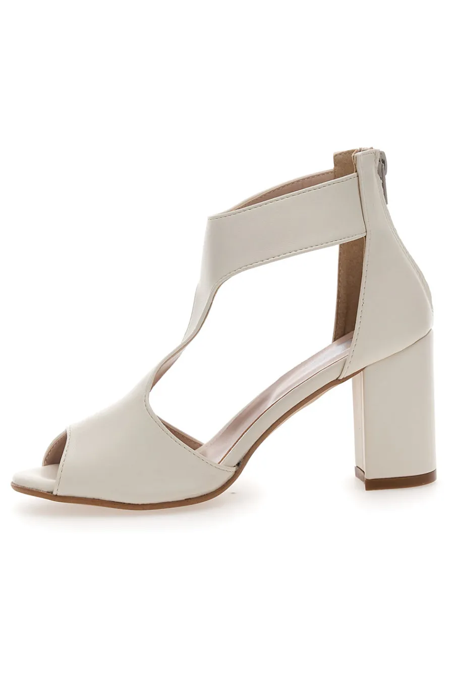 Sandali Panna Con Tacco Ampio 519-PITTARELLO LOVE Best